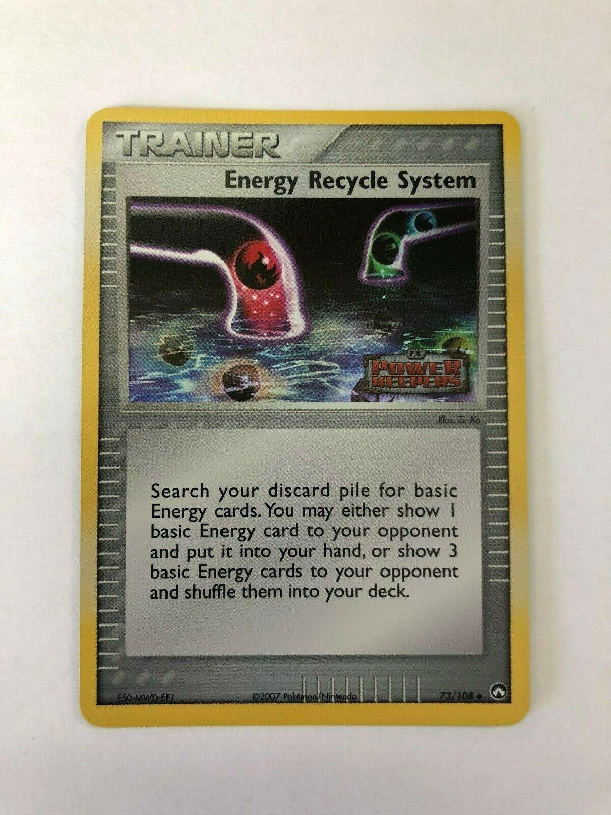 Energy Recycle System #73 — EX Power Keepers (Reverse Holo)