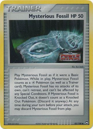 Mysterious Fossil #85 — EX Power Keepers (Reverse Holo)