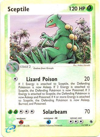 Sceptile #11 — EX Ruby & Sapphire (Reverse Holo)