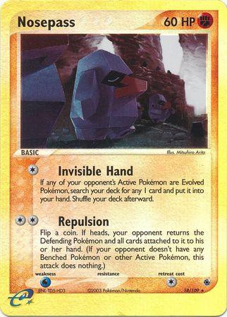 Nosepass #18 — EX Ruby & Sapphire (Reverse Holo)
