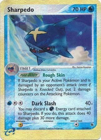 Sharpedo #22 — EX Ruby & Sapphire (Reverse Holo)
