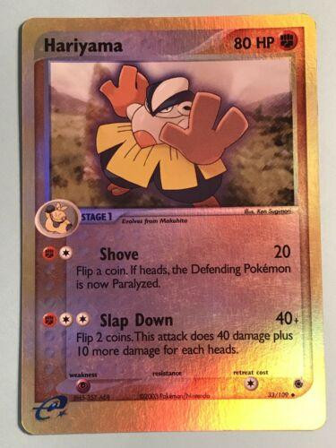 Hariyama #33 — EX Ruby & Sapphire (Reverse Holo)