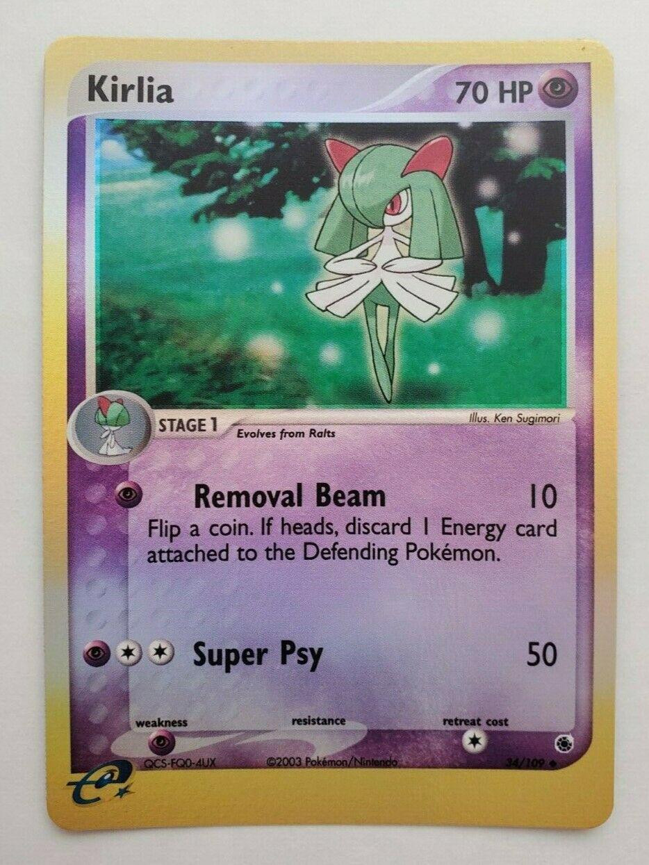 Kirlia #34 — EX Ruby & Sapphire (Reverse Holo)
