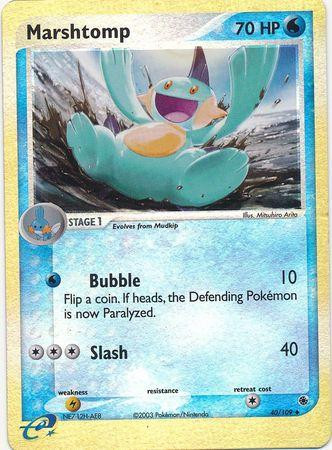 Marshtomp #40 — EX Ruby & Sapphire (Reverse Holo)