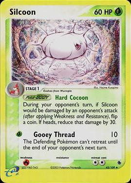 Silcoon #43 — EX Ruby & Sapphire (Reverse Holo)