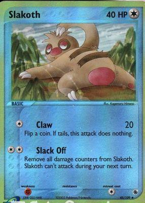 Slakoth #45 — EX Ruby & Sapphire (Reverse Holo)