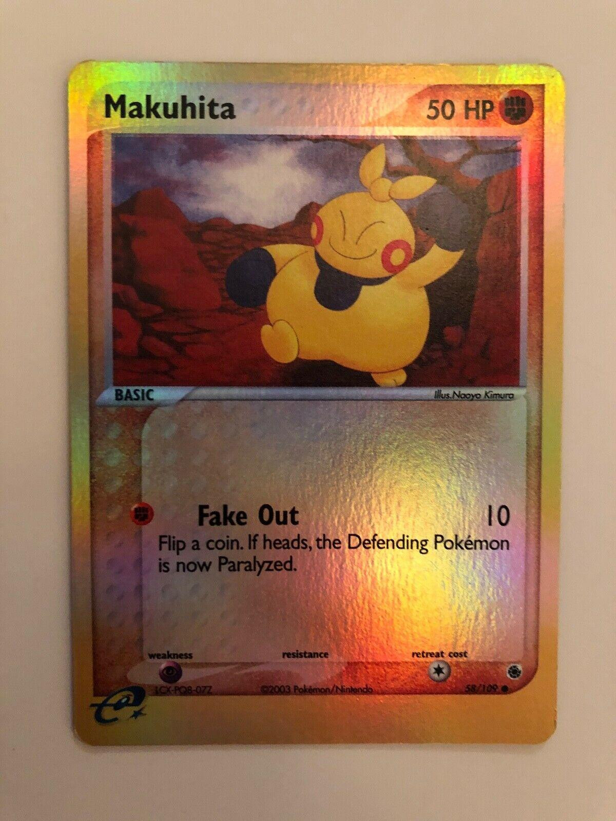 Makuhita #58 — EX Ruby & Sapphire (Reverse Holo)