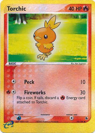 Torchic #73 — EX Ruby & Sapphire (Reverse Holo)