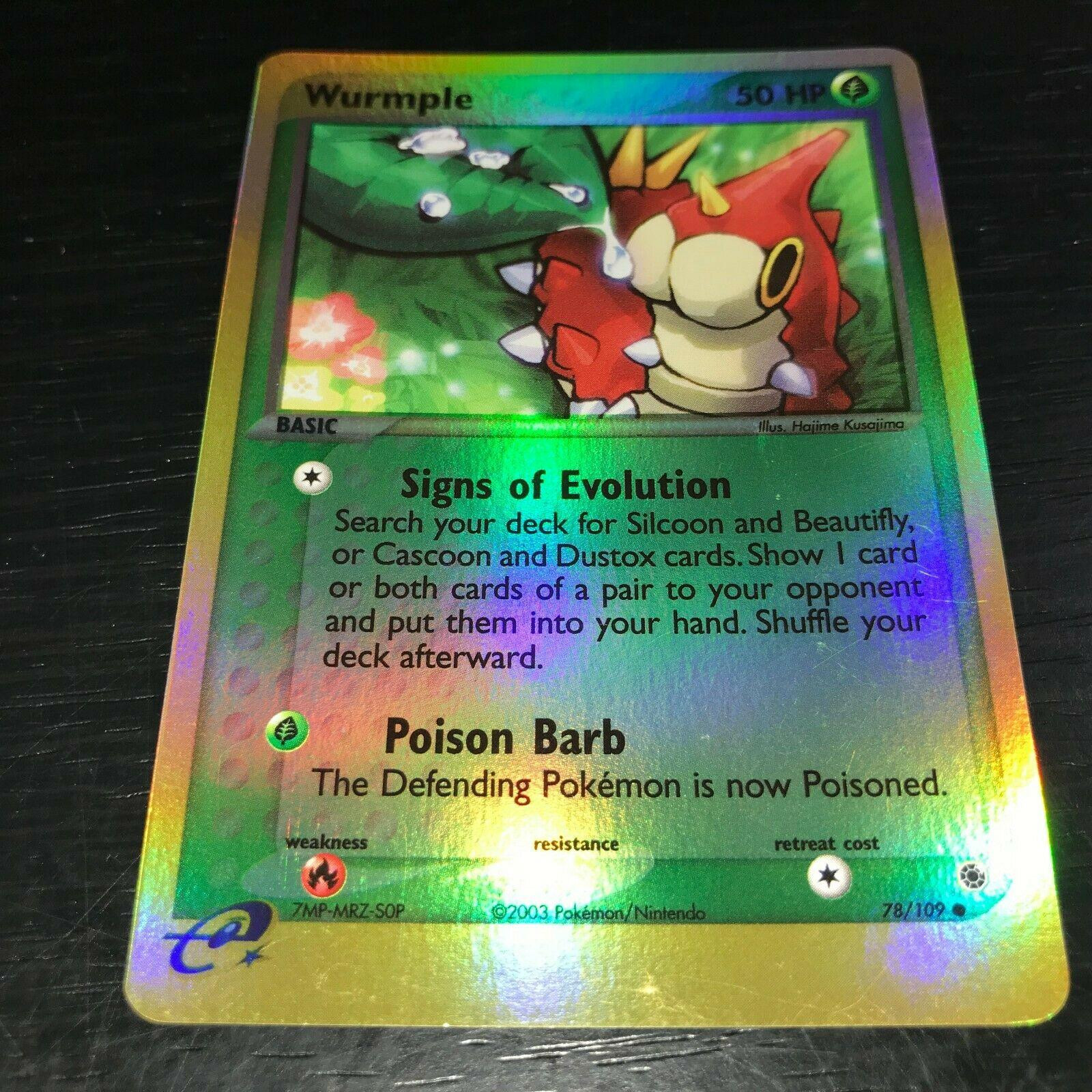 Wurmple #78 — EX Ruby & Sapphire (Reverse Holo)