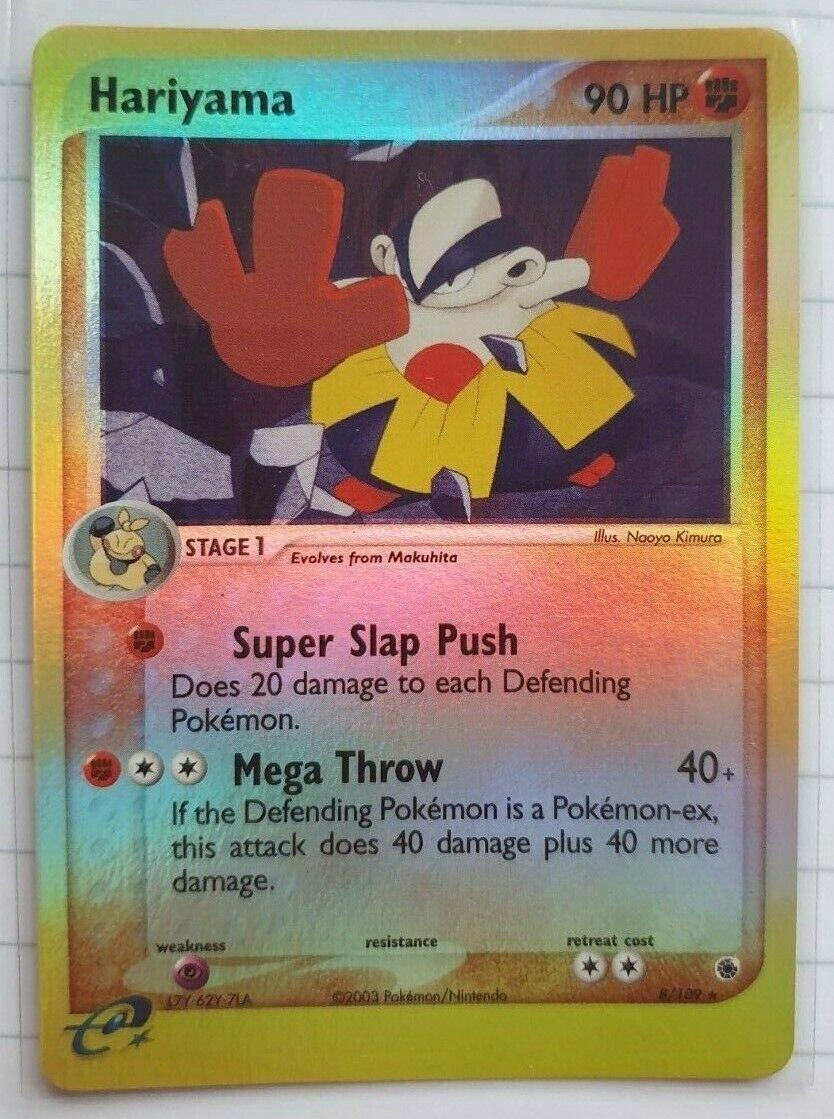 Hariyama #8 — EX Ruby & Sapphire (Reverse Holo)
