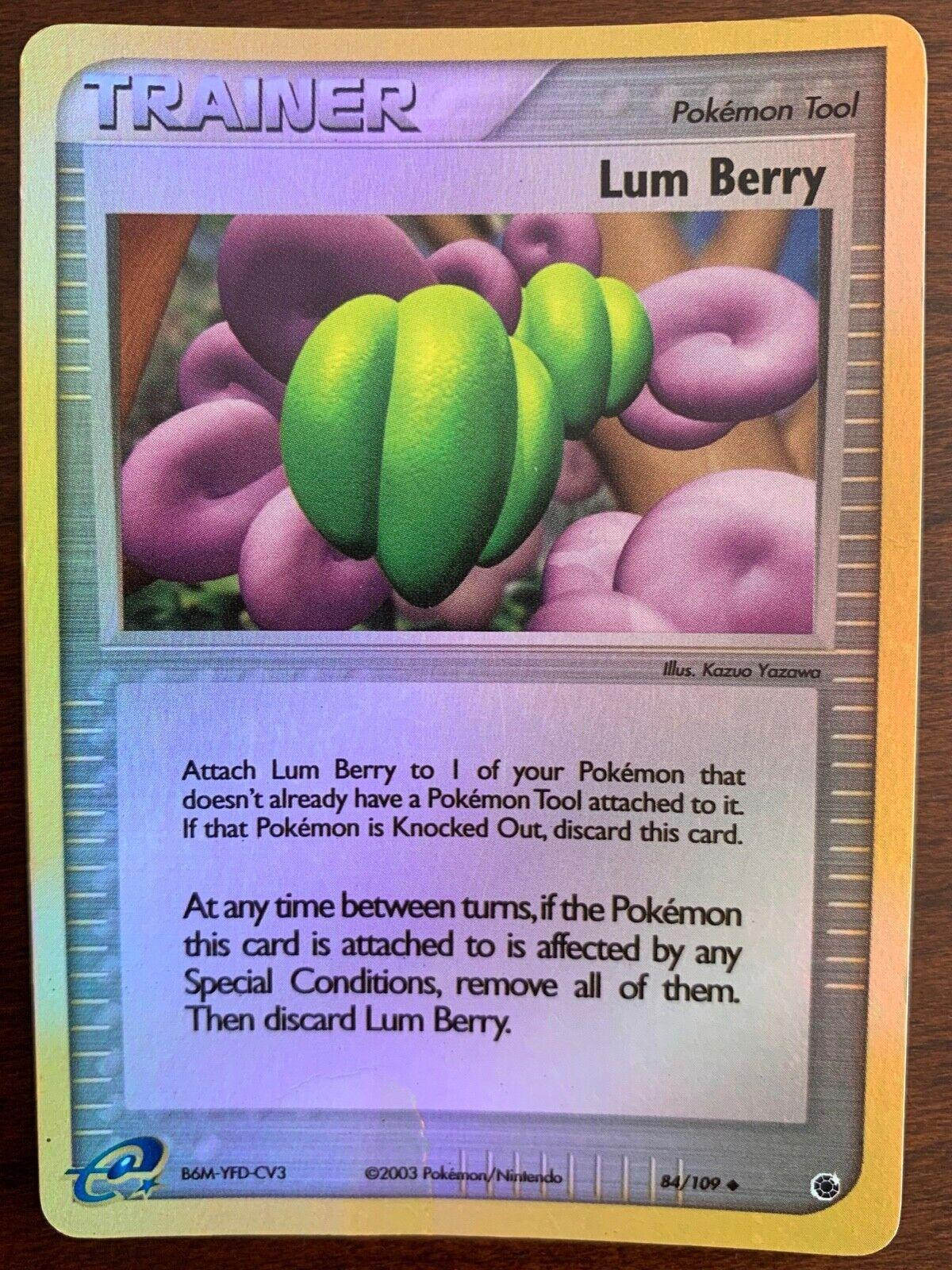 Lum Berry #84 — EX Ruby & Sapphire (Reverse Holo)