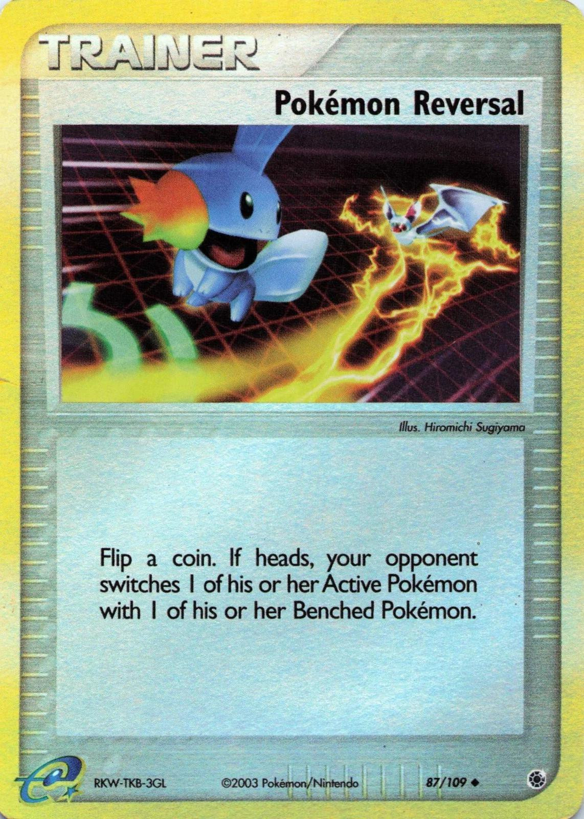 Inversion de Pokémon #87 — EX Rubis & Saphir (Reverse Holo)