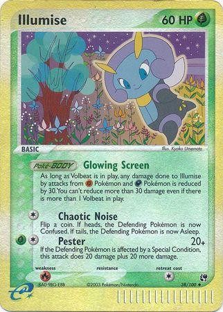 Illumise #38 — EX Sandstorm (Reverse Holo)