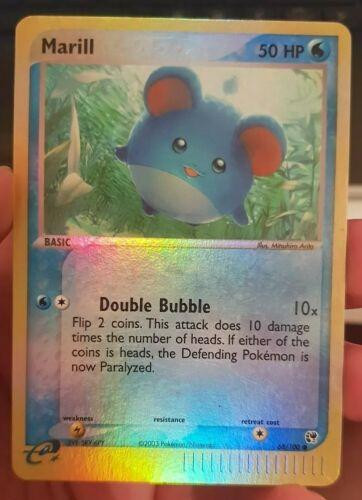 Marill #68 — EX Sandstorm (Reverse Holo)