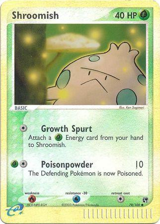 Shroomish #78 — EX Sandstorm (Reverse Holo)