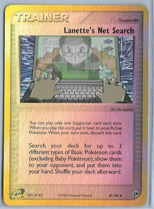 Lanette's Net Search #87 — EX Sandstorm (Reverse Holo)