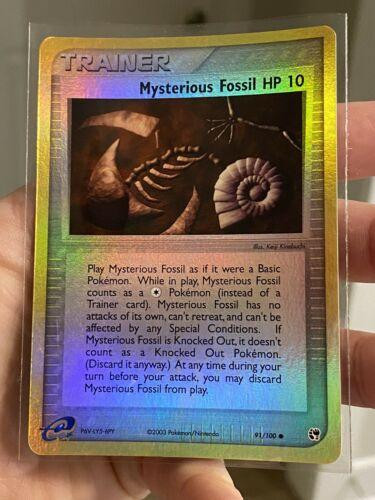 Mysterious Fossil #91 — EX Sandstorm (Reverse Holo)