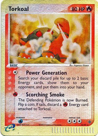 Torkoal #12 — EX Team Magma vs Team Aqua (Reverse Holo)