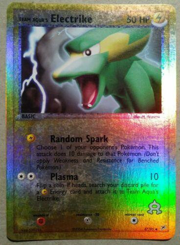 Electrike #27 — EX Team Magma vs Team Aqua (Reverse Holo)