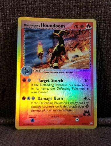 Houndoom #34 — EX Team Magma vs Team Aqua (Reverse Holo)