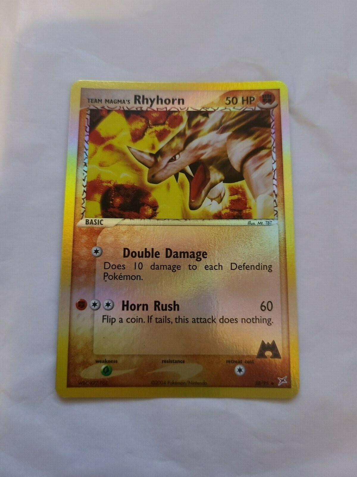Rhyhorn #38 — EX Team Magma vs Team Aqua (Reverse Holo)