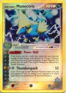 Manectric #4 — EX Team Magma vs Team Aqua (Reverse Holo)