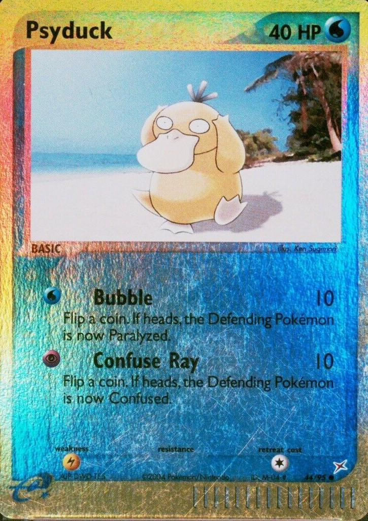 Psyduck #44 — EX Team Magma vs Team Aqua (Reverse Holo)