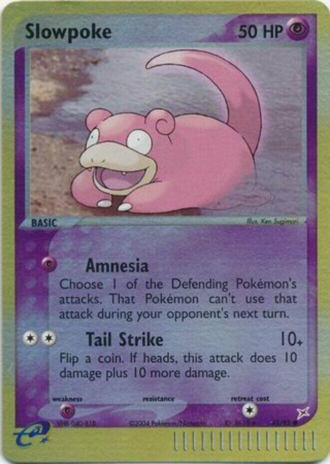 Slowpoke #45 — EX Team Magma vs Team Aqua (Reverse Holo)