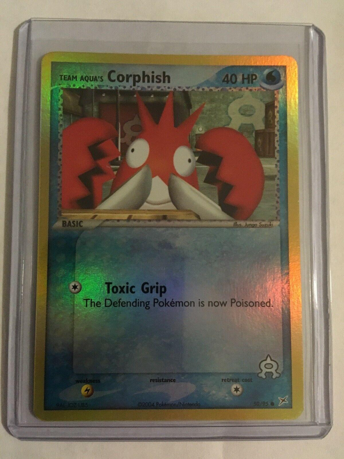 Corphish #50 — EX Team Magma vs Team Aqua (Reverse Holo)