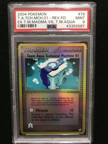 Team Aqua Technical Machine 01 #79 — EX Team Magma vs Team Aqua (Reverse Holo)