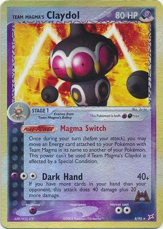 Claydol #8 — EX Team Magma vs Team Aqua (Reverse Holo)