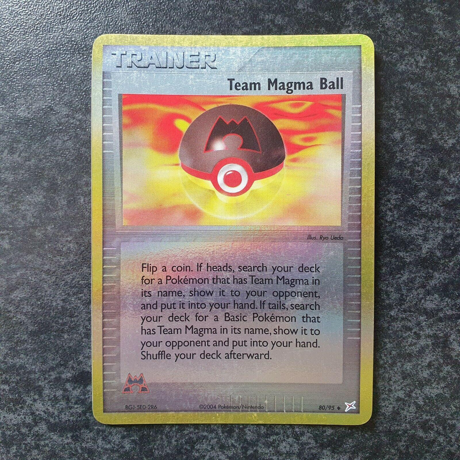 Team Magma Ball #80 — EX Team Magma vs Team Aqua (Reverse Holo)