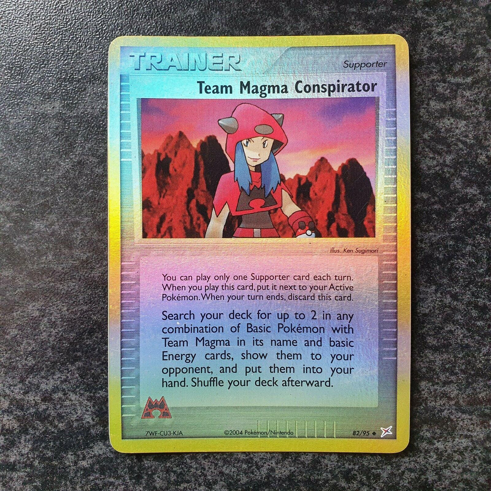 Team Magma Conspirator #82 — EX Team Magma vs Team Aqua (Reverse Holo)