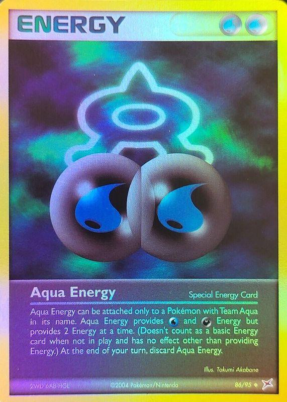 Aqua Energy #86 — EX Team Magma vs Team Aqua (Reverse Holo)