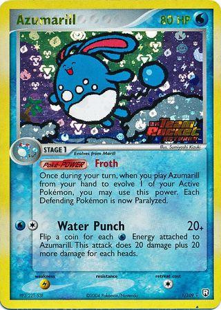 Azumarill #1 — EX Team Rocket Returns (Reverse Holo)