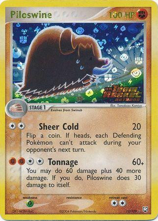 Piloswine #13 — EX Team Rocket Returns (Reverse Holo)