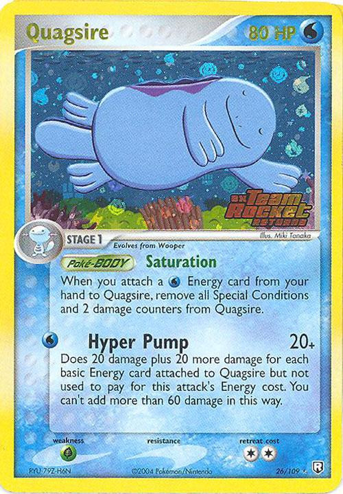 Quagsire #26 — EX Team Rocket Returns (Reverse Holo)