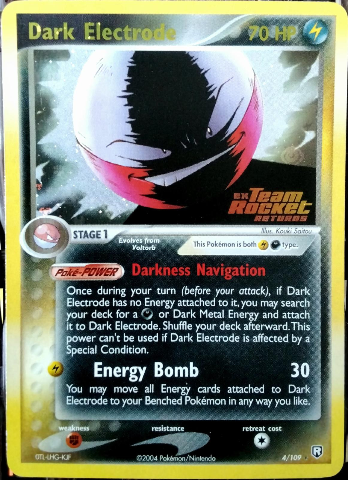 Dark Electrode #4 — EX Team Rocket Returns (Reverse Holo)