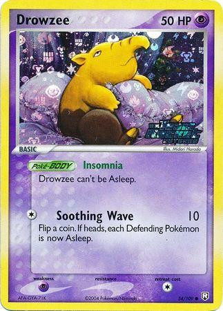 Drowzee #54 — EX Team Rocket Returns (Reverse Holo)