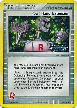Pow! Hand Extension #85 — EX Team Rocket Returns (Reverse Holo)