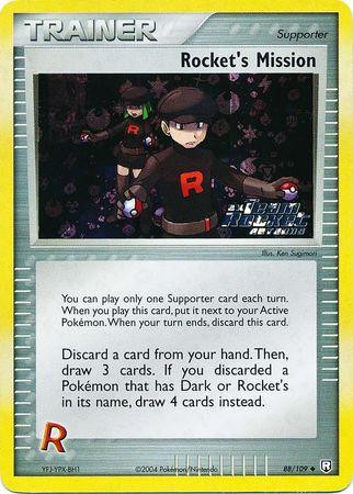 Rocket's Mission #88 — EX Team Rocket Returns (Reverse Holo)