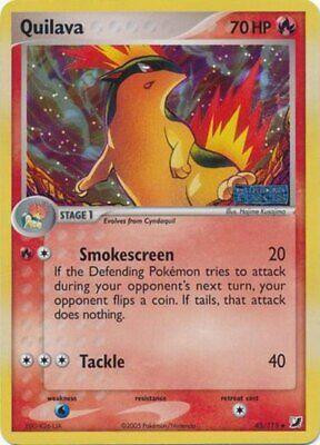 Quilava #45 — EX Unseen Forces (Reverse Holo)