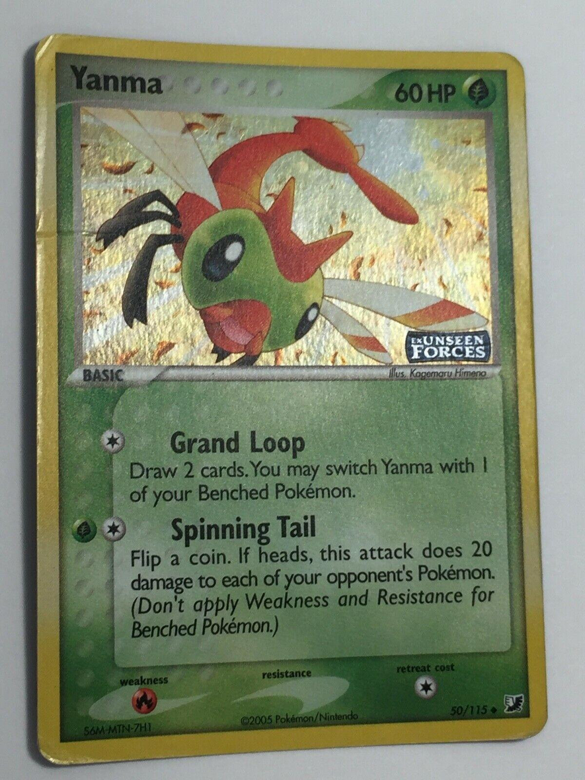 Yanma #50 — EX Unseen Forces (Reverse Holo)