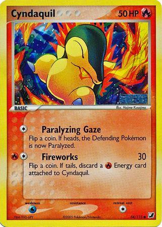 Cyndaquil #54 — EX Unseen Forces (Reverse Holo)