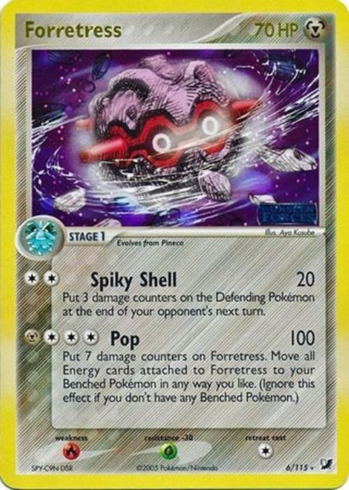 Forretress #6 — EX Unseen Forces (Reverse Holo)