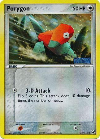 Porygon #69 — EX Unseen Forces (Reverse Holo)