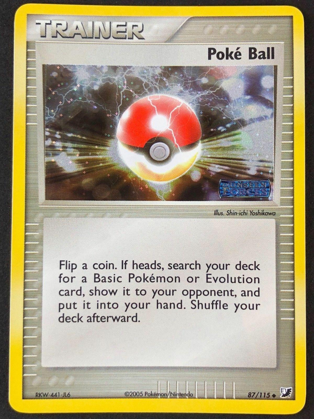 Poké Ball #87 — EX Unseen Forces (Reverse Holo)