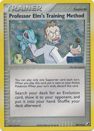 Professor Elm's Training Method #89 — EX Unseen Forces (Reverse Holo)