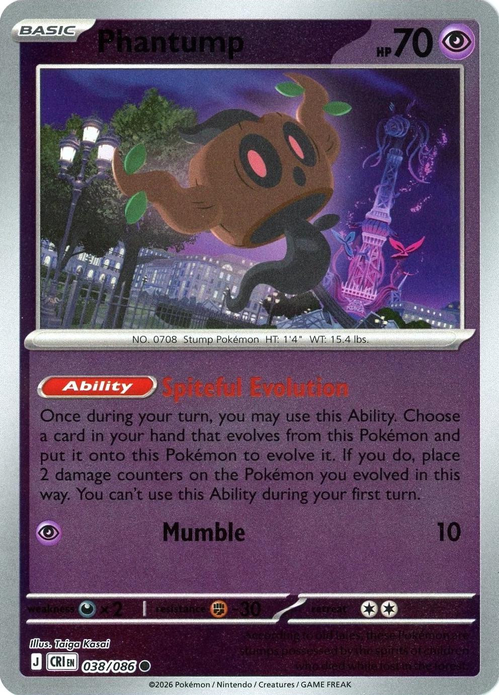 Phantump #038 — Chaos Rising (Reverse Holo)