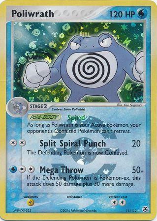 Poliwrath #11 — EX FireRed & LeafGreen (Reverse Holo)